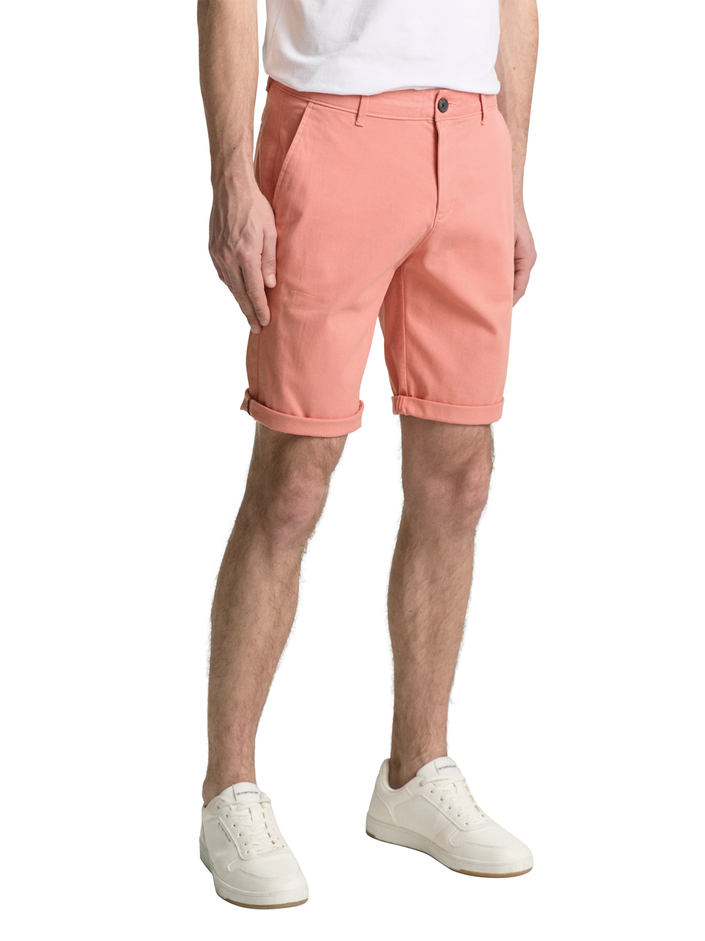 TOM TAILOR Slimfit Chino kalhoty – pink: přední strana
