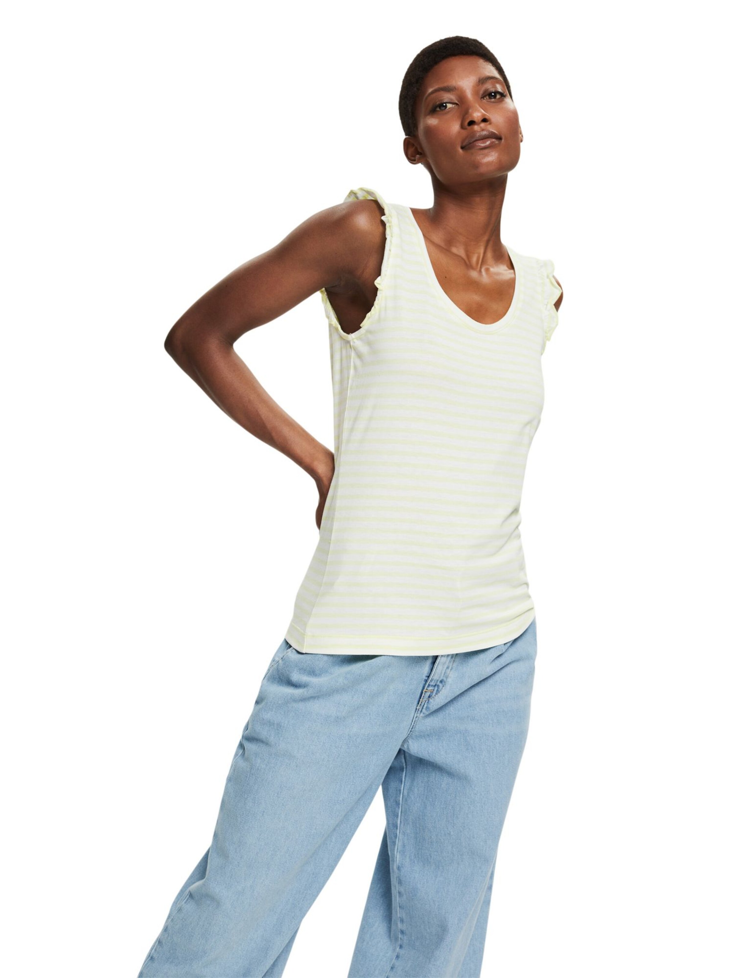Frauen Shirts & Tops ESPRIT T-Shirt in Hellgrün - XB73140 Frauen Shirts & Tops ESPRIT T-Shirt in Hellgrün - XB73140