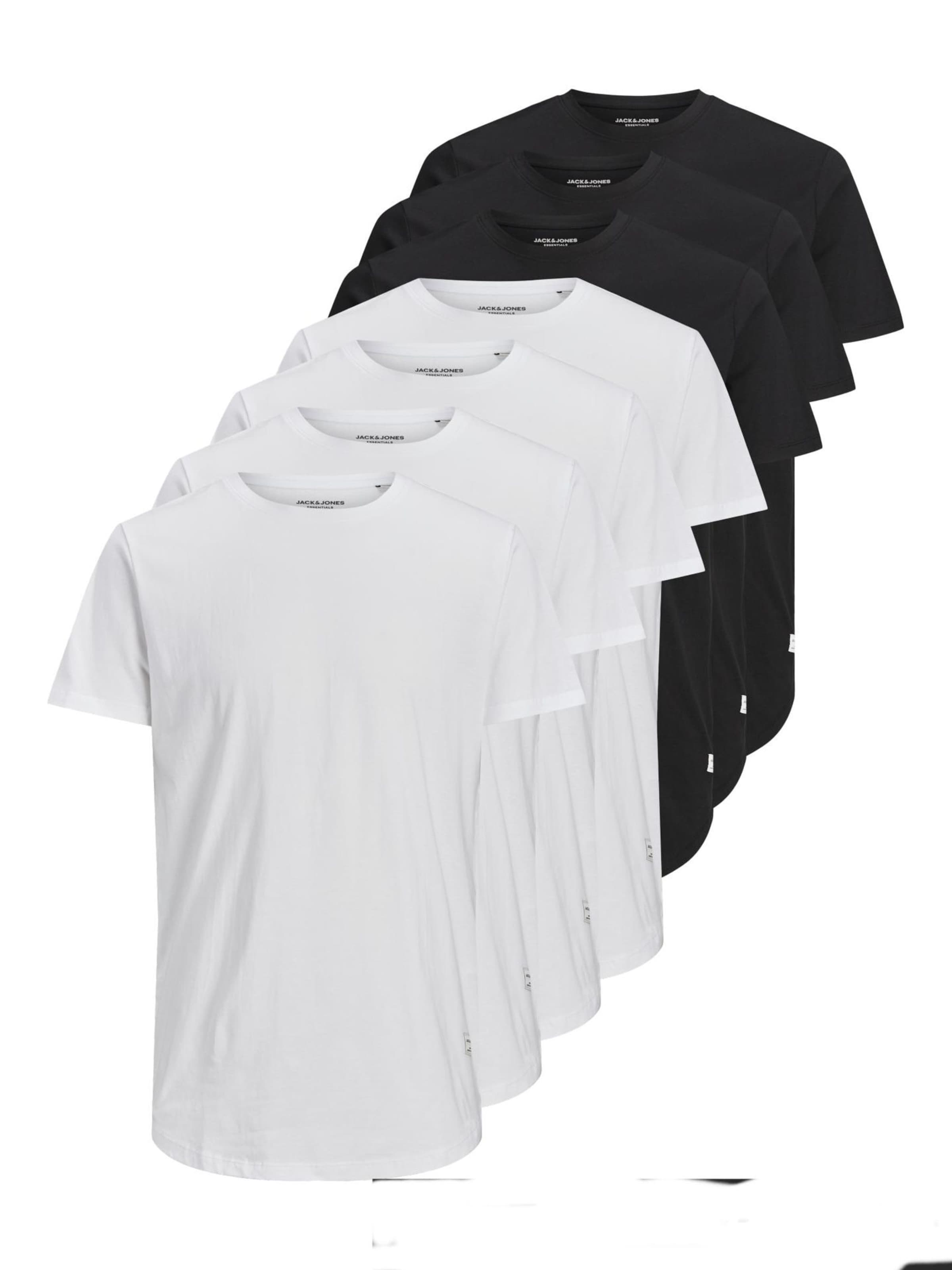 JACK & JONES Shirt 'JJENoa' in Black: front