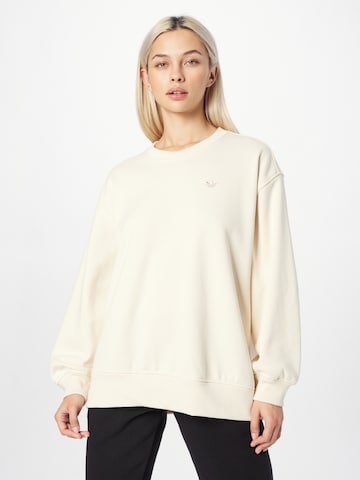 ADIDAS ORIGINALS Sweatshirt 'Premium Essentials ' in White: front