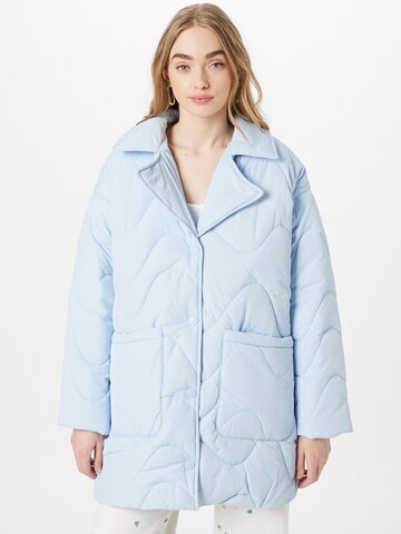 Monki Between-Season Jacket in Blue: front