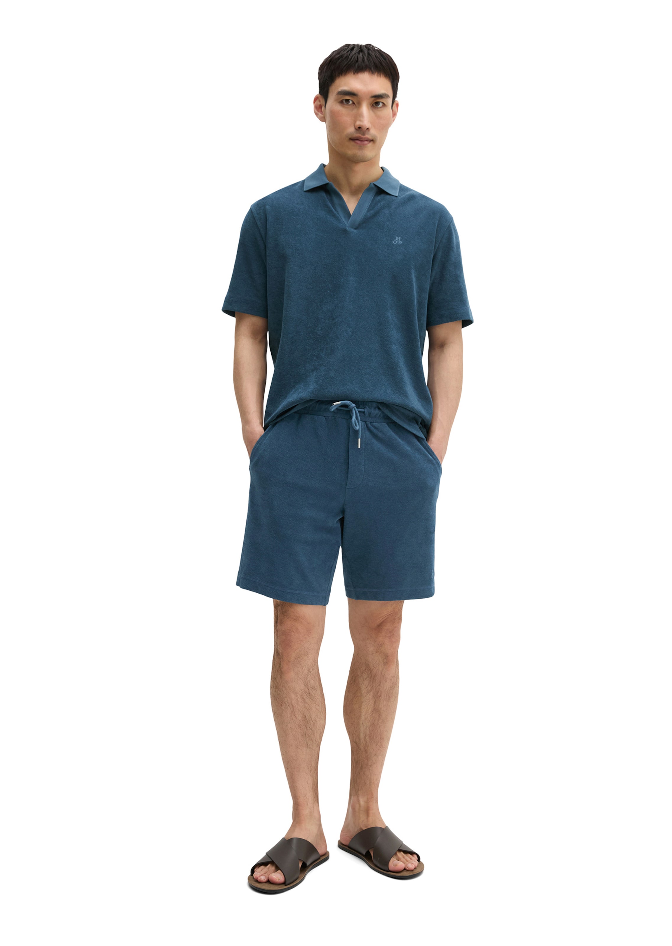 Marc O'Polo Regular Hose in Blau: Vorderseite