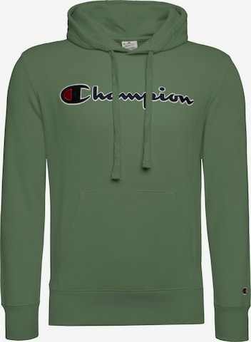 Champion Authentic Athletic Apparel Sweatshirt in Green: front