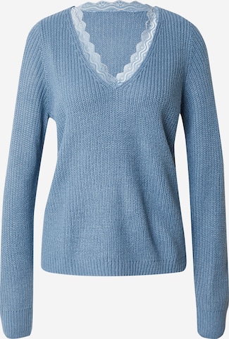 Pullover 'Lou' di VILA in blu: frontale