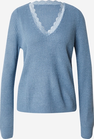 VILA Sweater 'Lou' in Blue: front