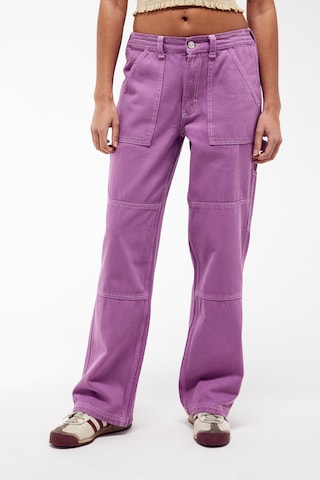 Loosefit Pantalon BDG Urban Outfitters en violet : devant