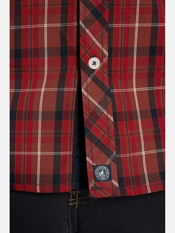 Jan Vanderstorm Comfort fit Button Up Shirt ' Emyls ' in Red