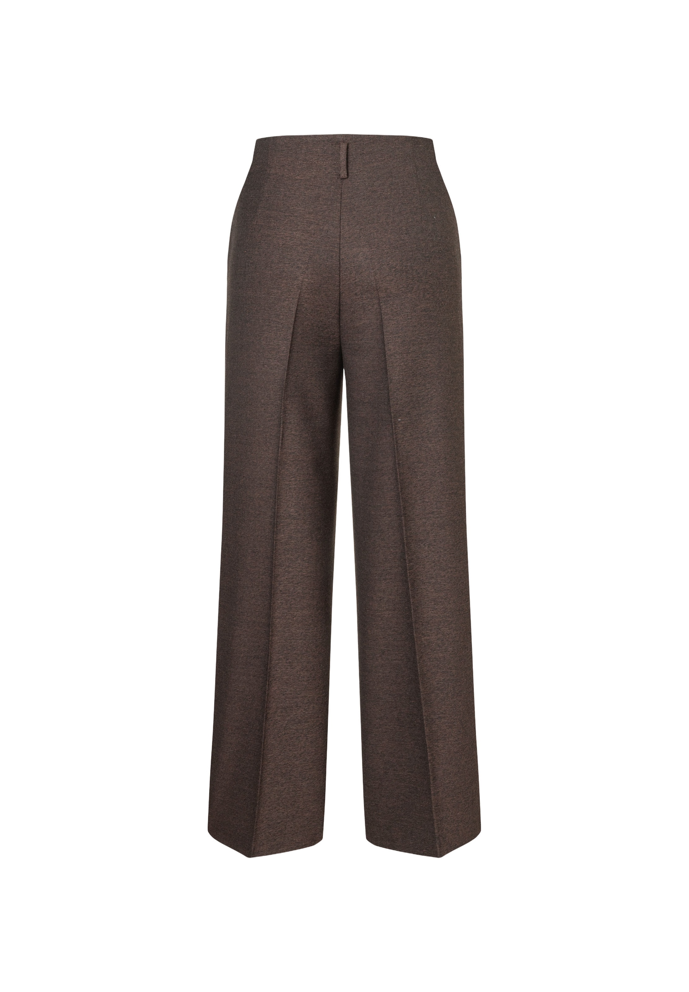 MORE & MORE Wide leg Pleated Pants in Brown