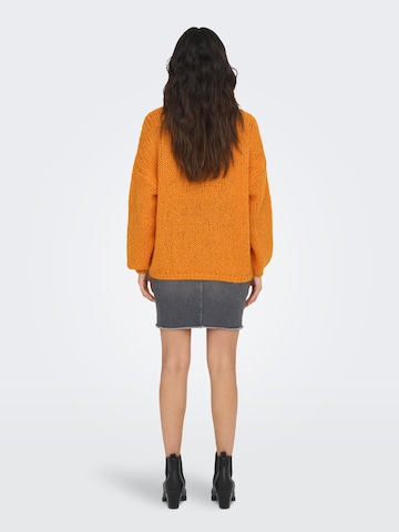 ONLY Pullover 'Nordic' i orange