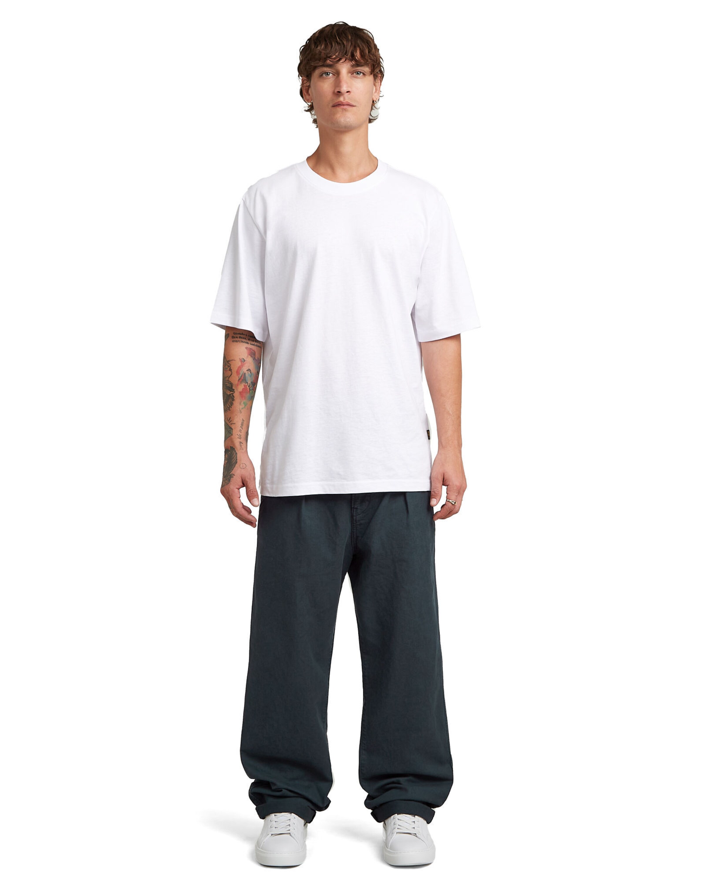 G-STAR Baggy Pleat-Front Pants in Blue
