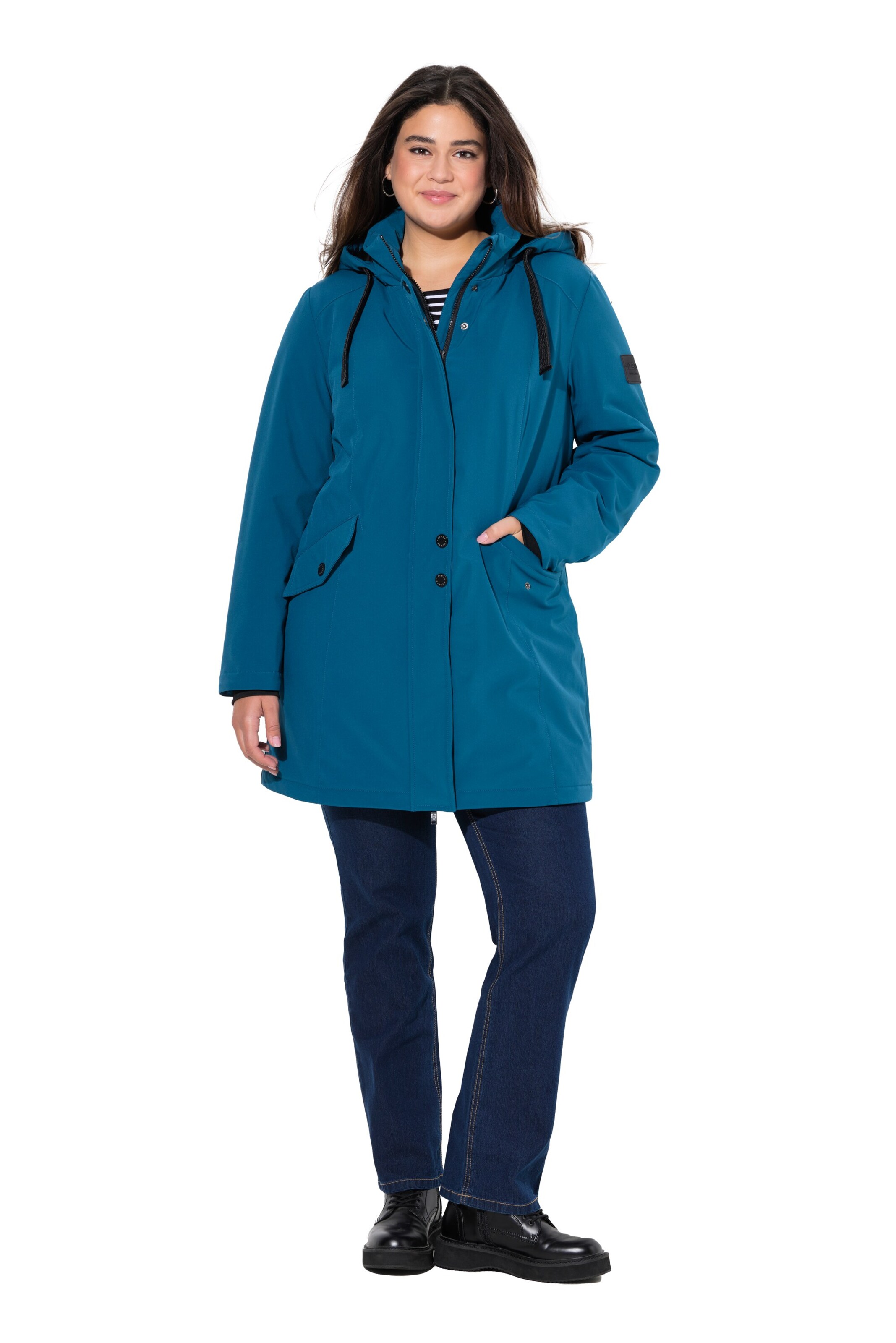 Ulla Popken Outdoor jacket in Blue