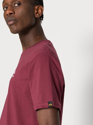 ALPHA INDUSTRIES Majica | rdeča barva
