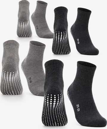 Occulto Sportsocken 'Stopper Madeleine' in Grau: Vorderseite