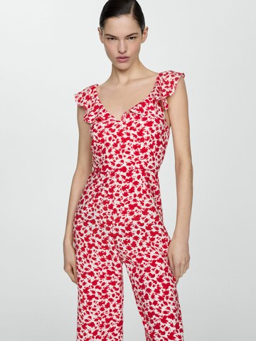 MANGO Jumpsuit 'Trinidad' in Rot