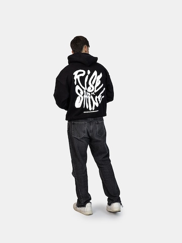 Crystal Paris Sweatshirt 'Shine' in Zwart