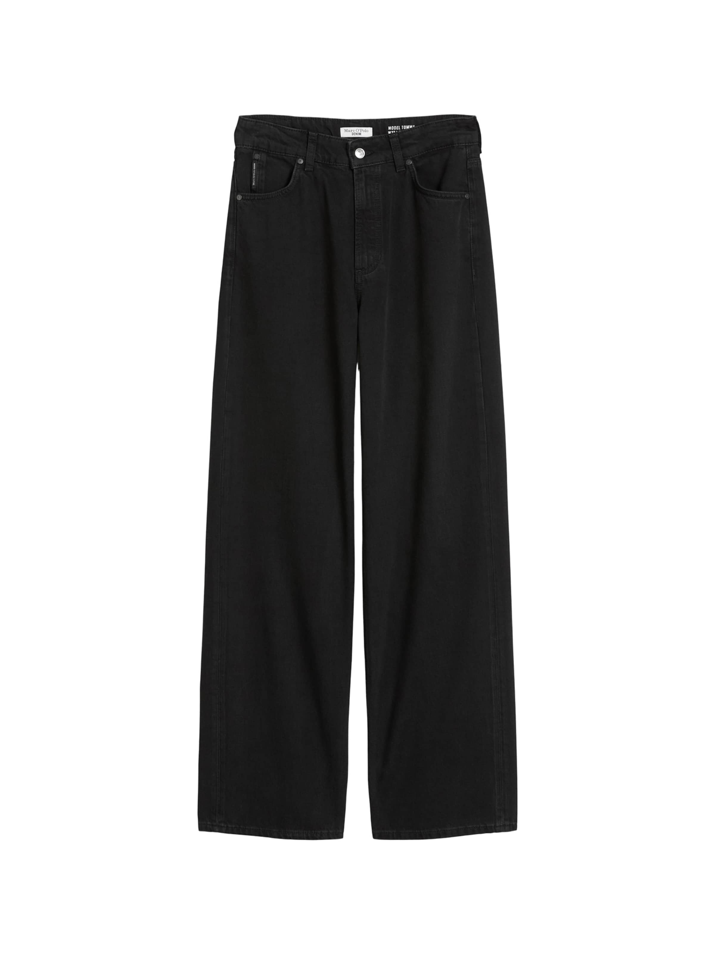 Marc O'Polo DENIM Wide Leg Jeans 'Tomma' i sort: forside