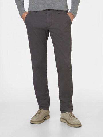 REDPOINT Regular Chino Pants in Grey: front