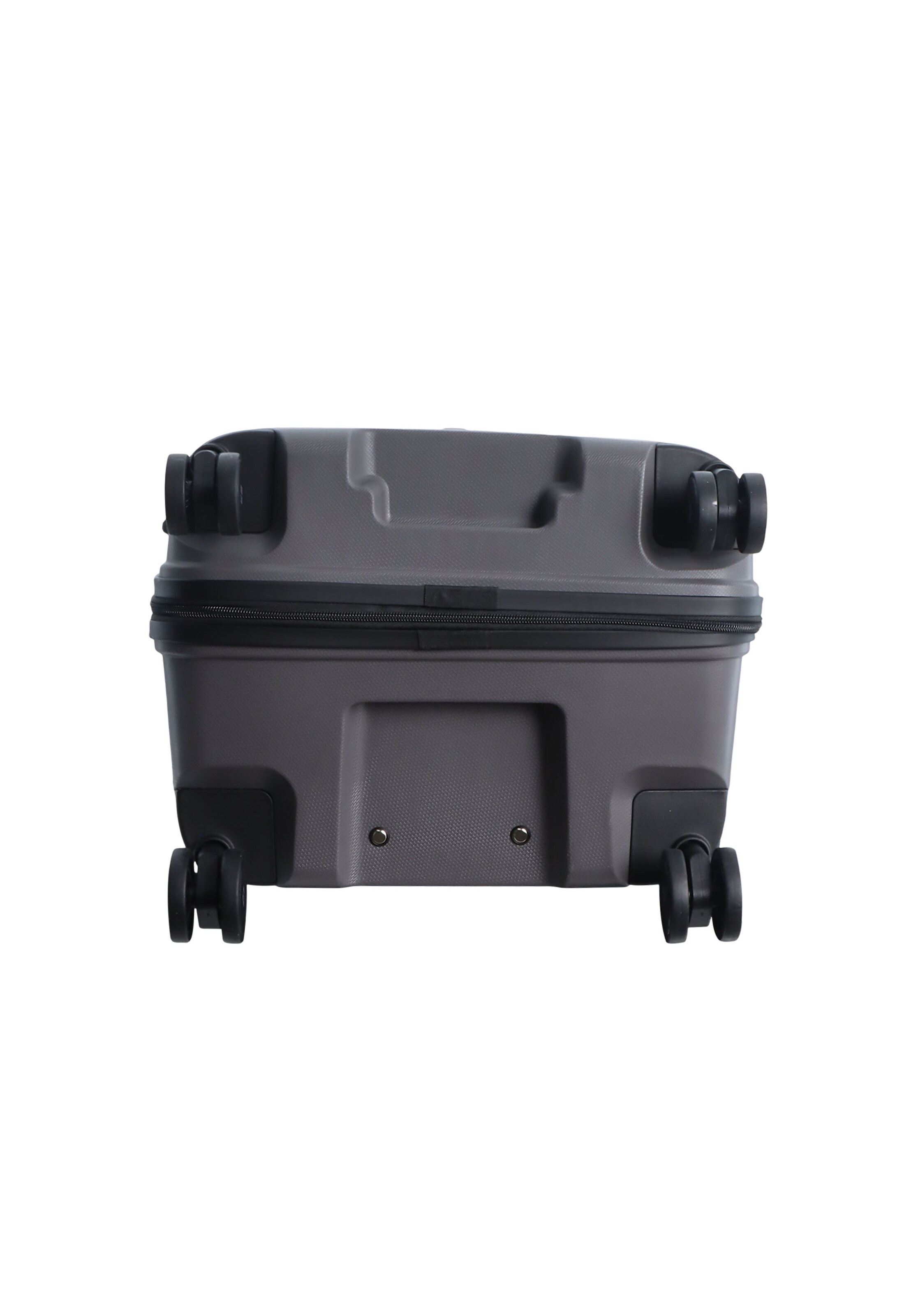 Saxoline Blue Suitcase 'Overly' in Silver