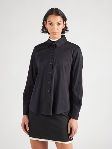 Camicia da donna di SEIDENSTICKER in nero: frontale