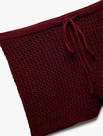 Koton Slimfit Broek in Rood