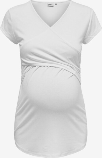Only Maternity Top in de kleur Wit, Productweergave