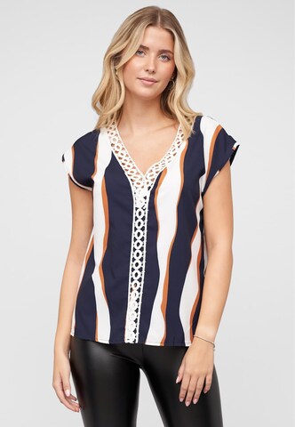 Camicia da donna di Cloud5ive in blu: frontale