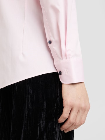 OLYMP Slim Fit Forretningsskjorte 'Level 5' i pink