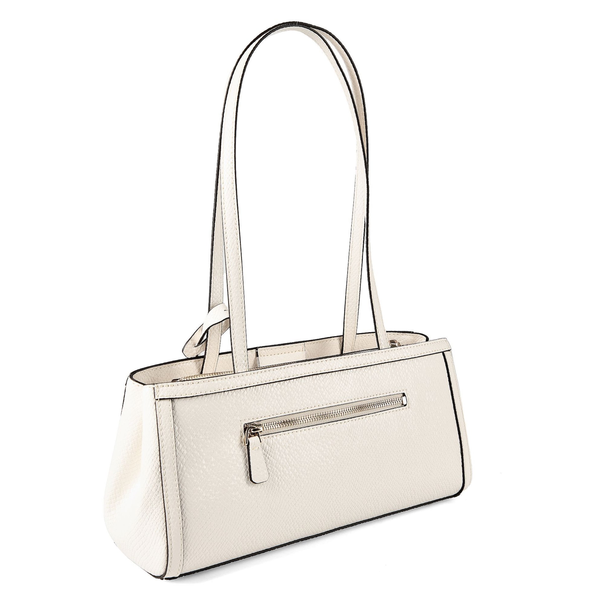 GUESS Schultertasche 'Dovie' in Weiß