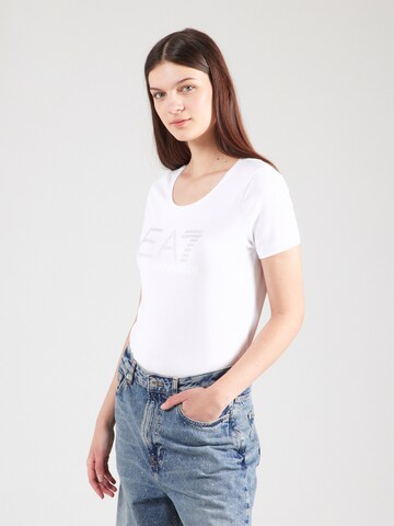EA7 Emporio Armani Tričko – bílá: přední strana