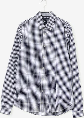 TOMMY HILFIGER Button Up Shirt in S in Blue: front