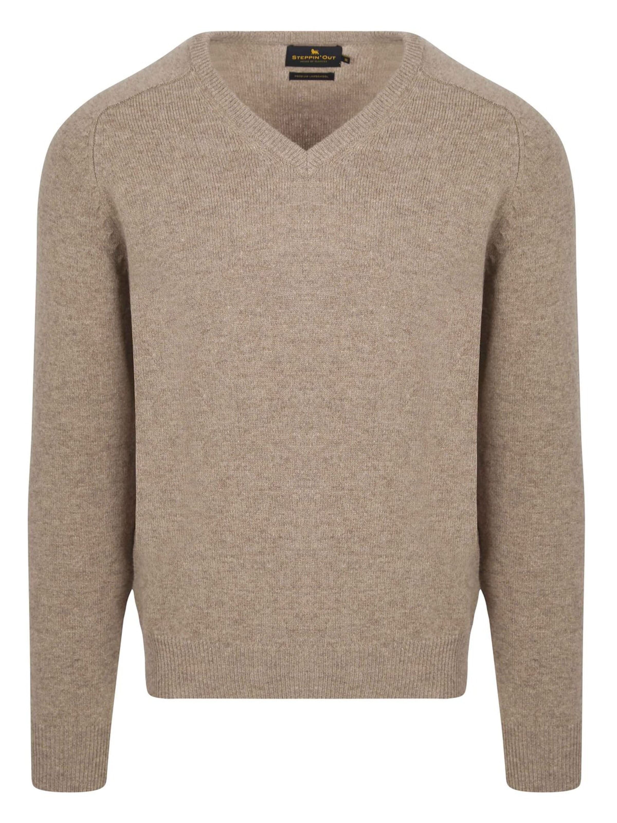 Steppin' out Sweater in Beige: front