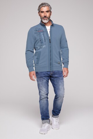 CAMP DAVID Zip-Up Hoodie in Blue