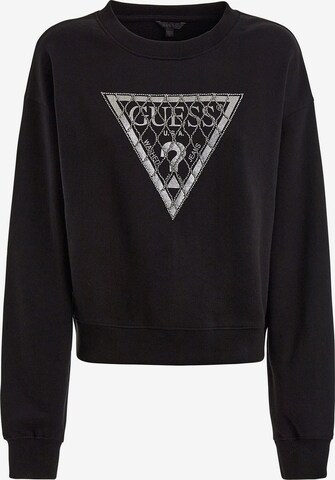 Felpa di GUESS in nero: frontale