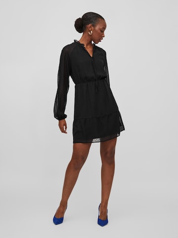 VILA Dress 'Dobby' in Black