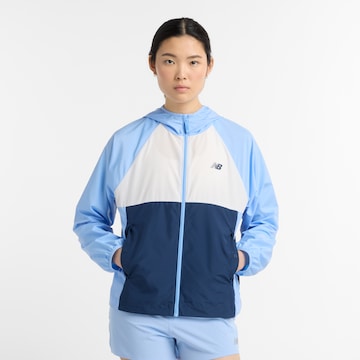 new balance Sportjas 'Athletics' in Blauw: voorkant