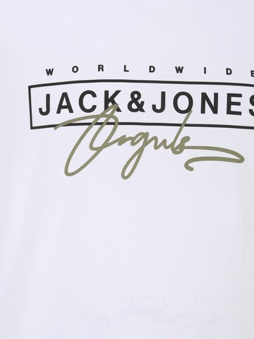 Jack & Jones Plus Shirt 'SPLASH' in White