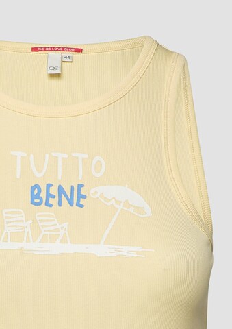 QS Shirt in Geel