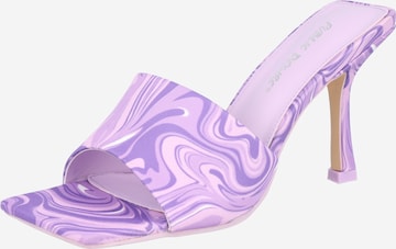 Public Desire - Zapatos abiertos 'SWIRL' en lila: frente