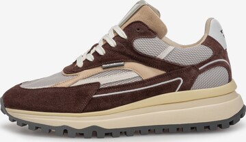 Sneaker bassa 'DE GRIPPER 02' di Floris van Bommel in rosso: frontale
