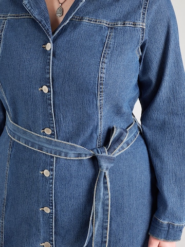 Vero Moda Curve - Vestido camisero 'VMCTelly' en azul