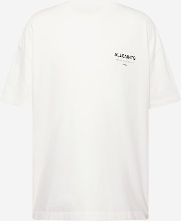 AllSaints Shirt 'Underground' in Wit: voorkant