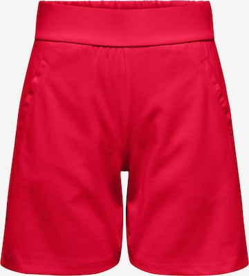 JDY Trousers 'Louisville Catia' in Red: front