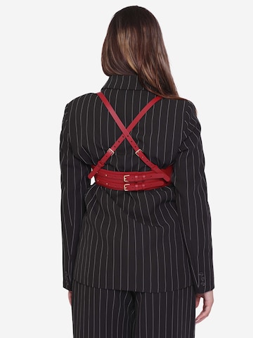 Haute Cuir Belt in Red