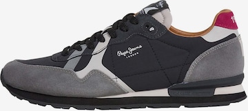 Baskets basses Pepe Jeans en gris : devant