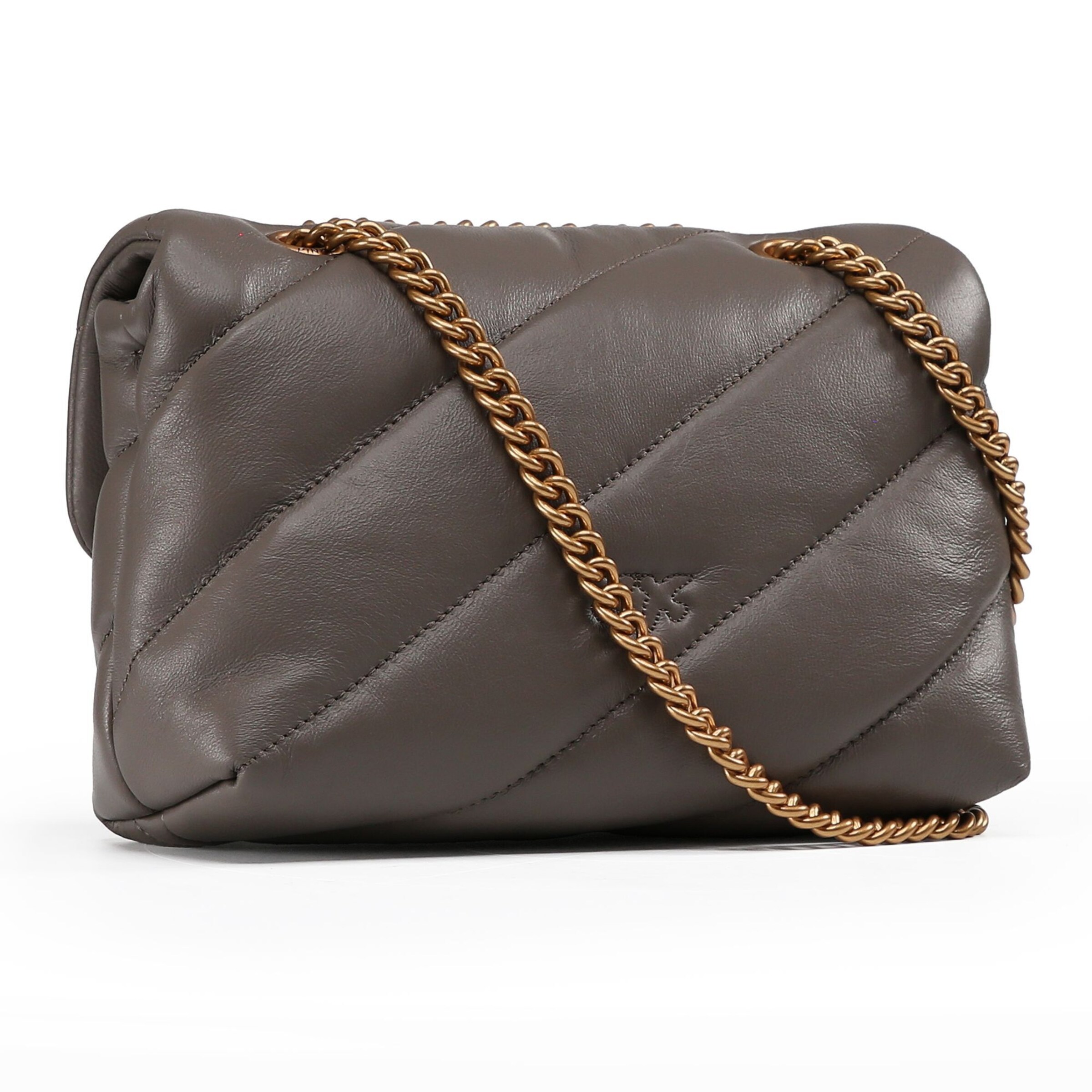 Borsa a tracolla 'Love' di PINKO in grigio