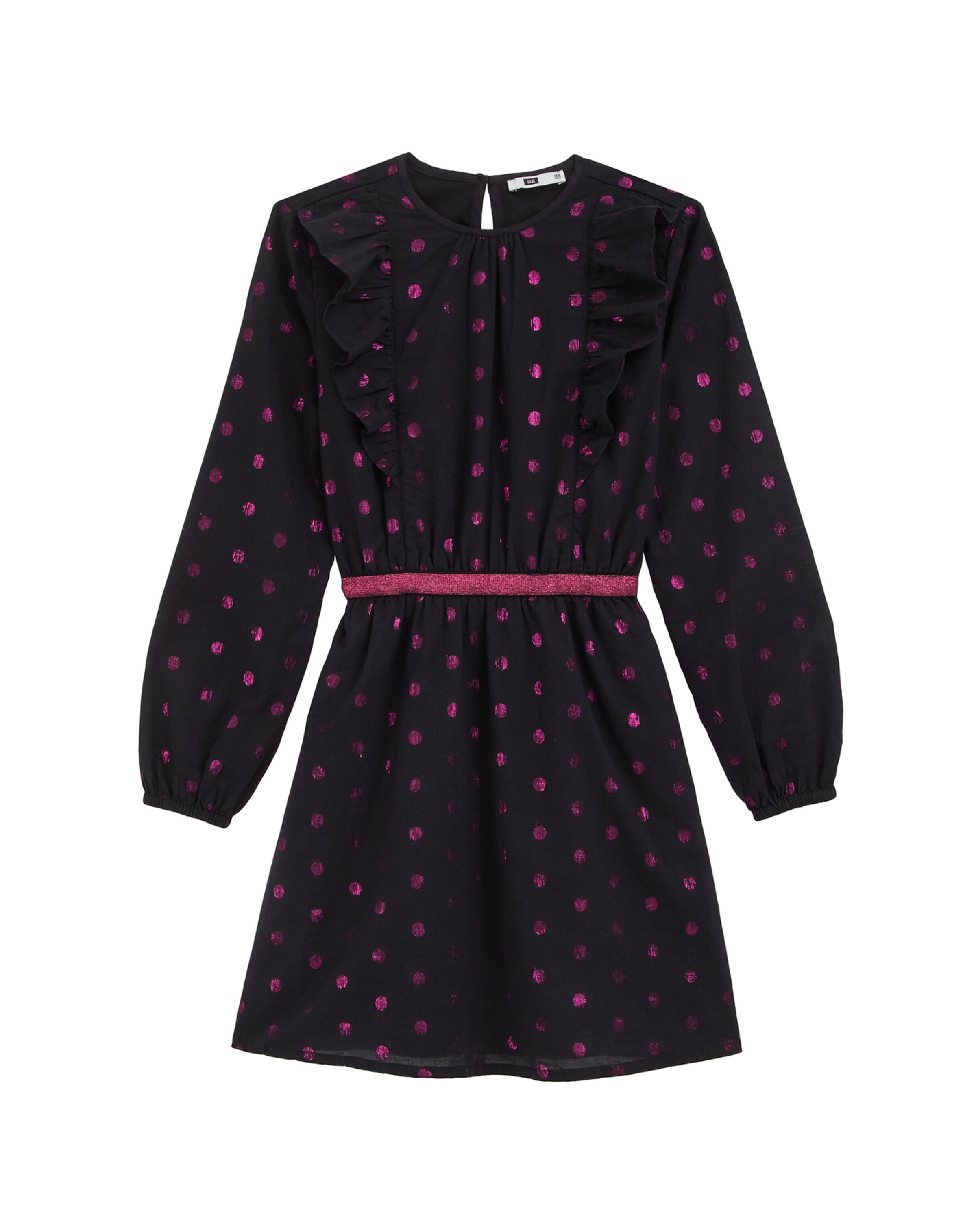 WE Fashion Šaty – černá: přední strana