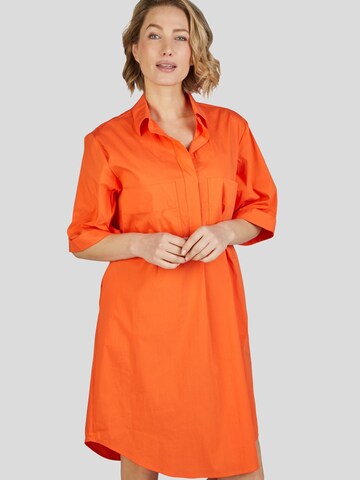 Robe-chemise White Label en orange : devant