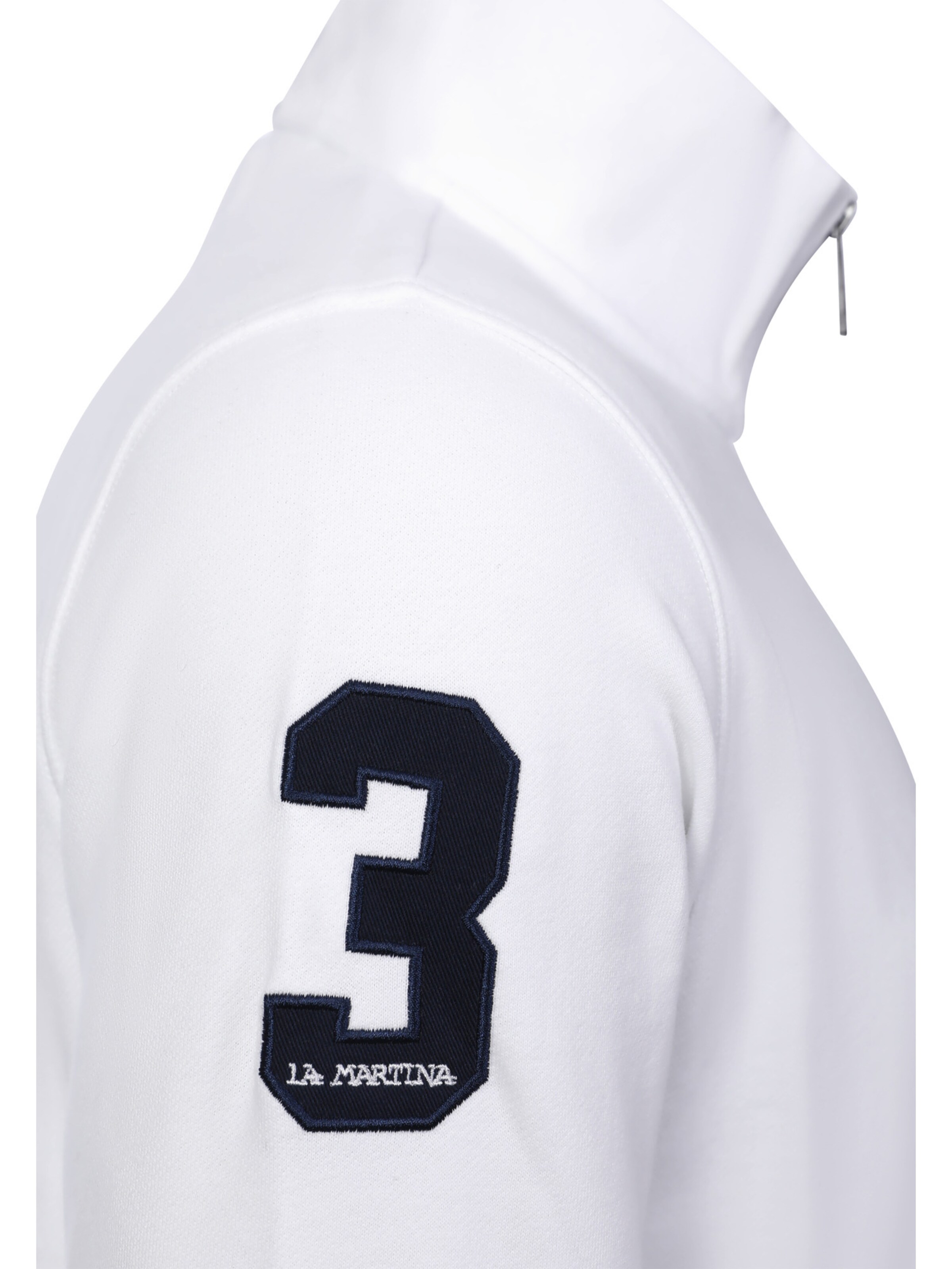 La Martina Sweatjacke ' MCF300 ' in Weiß