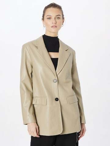 Warehouse Between-Season Jacket in Beige: front