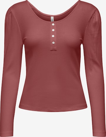 ONLY - Camisa 'SIMPLE' em vermelho: frente